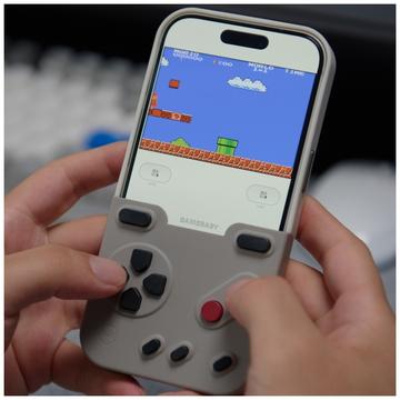 iPhone 17 Pro BitmoLab GameBaby Cover - grå