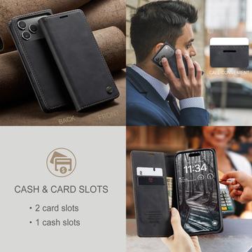 iPhone 17 Pro Caseme 013 Series Pung - Sort