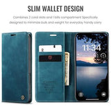 iPhone 17 Pro Caseme 013 Series Pung - Blå