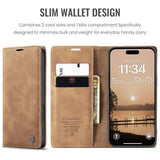iPhone 17 Pro Caseme 013 Series Pung - Brun