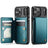 iPhone 17 Pro Caseme C22-etui RFID-kortpung - grøn