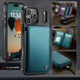 iPhone 17 Pro Caseme C22-etui RFID-kortpung - grøn