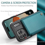 iPhone 17 Pro Caseme C22-etui RFID-kortpung - grøn