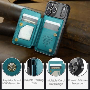 iPhone 17 Pro Caseme C22-etui RFID-kortpung - grøn