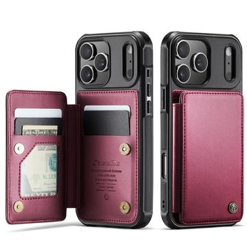 iPhone 17 Pro Caseme C22-etui RFID-kortpung - rød