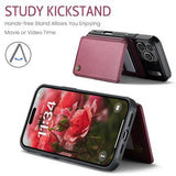 iPhone 17 Pro Caseme C22-etui RFID-kortpung - rød