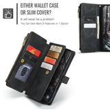 iPhone 17 Pro Caseme C30 Multifunktionel Pung - Sort