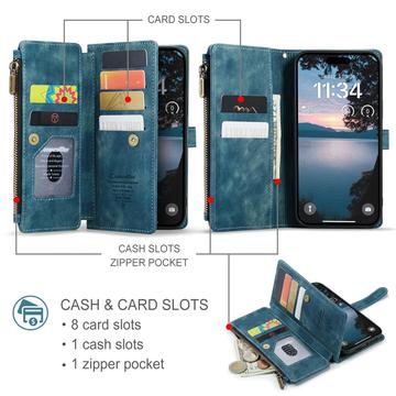 iPhone 17 Pro Caseme C30 Multifunktionel Pung - Blå