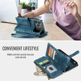 iPhone 17 Pro Caseme C30 Multifunktionel Pung - Blå