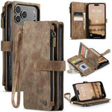 iPhone 17 Pro Caseme C30 Multifunktionel Pung - Brun