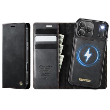 iPhone 17 Pro Caseme C49 2-i-1 aftagelig pungetui - MagSafe-kompatibel, RFID - Sort