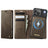 iPhone 17 Pro Caseme C49 2-i-1 aftagelig pungetui - MagSafe-kompatibel, RFID - Kaffe