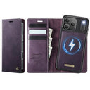iPhone 17 Pro Caseme C49 2-i-1 aftagelig pungetui - MagSafe-kompatibel, RFID - Lilla