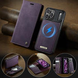 iPhone 17 Pro Caseme C49 2-i-1 aftagelig pungetui - MagSafe-kompatibel, RFID - Lilla