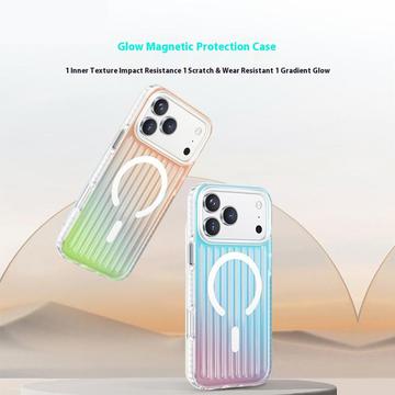 iPhone 17 Pro Coteci Gradient Glow MagSafe Cover - blændende blå