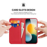 iPhone 17 Pro Dux Ducis Hivo Læderpung - Rød