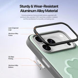 iPhone 17 Pro Dux Ducis Luvy cover med fingerring/håndrem - Grøn / Kløver
