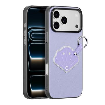 iPhone 17 Pro Dux Ducis Luvy cover med fingerring/håndrem - Lilla / Skal