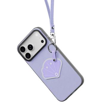 iPhone 17 Pro Dux Ducis Luvy cover med fingerring/håndrem - Lilla / Skal