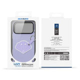 iPhone 17 Pro Dux Ducis Luvy cover med fingerring/håndrem - Lilla / Skal