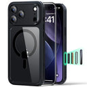 iPhone 17 Pro ESR HaloLock MagSafe Classic Hybridsæt - Gennemsigtig sort