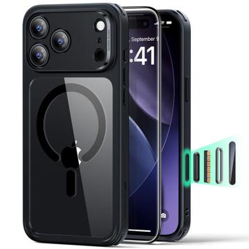 iPhone 17 Pro ESR HaloLock MagSafe Classic Hybridsæt - Gennemsigtig sort