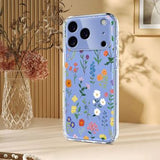 iPhone 17 Pro TPU-cover med blomstermønster - tusindfryd