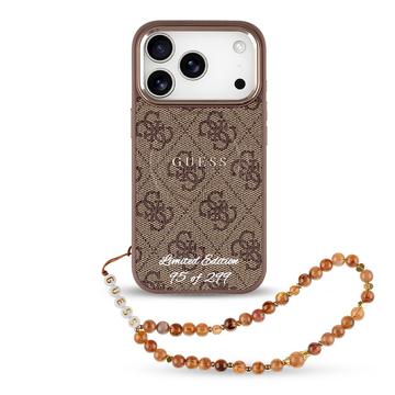 iPhone 17 Pro Guess 4G Strap Limited Edition Cover - MagSafe-kompatibel - Brun