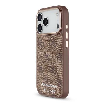 iPhone 17 Pro Guess 4G Strap Limited Edition Cover - MagSafe-kompatibel - Brun