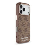 iPhone 17 Pro Guess 4G Strap Limited Edition Cover - MagSafe-kompatibel - Brun