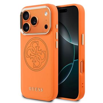 iPhone 17 Pro Guess Perforated 4G Logo Cover - MagSafe-kompatibelt - orange