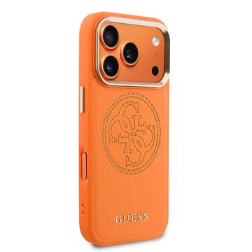 iPhone 17 Pro Guess Perforated 4G Logo Cover - MagSafe-kompatibelt - orange