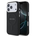 iPhone 17 Pro Guess Saffiano Hybrid Cover - MagSafe Kompatibel - Sort