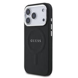 iPhone 17 Pro Guess Saffiano Hybrid Cover - MagSafe Kompatibel - Sort