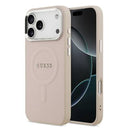 iPhone 17 Pro Guess Saffiano Hybrid Cover - MagSafe Kompatibel - Pink