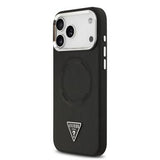 iPhone 17 Pro Guess Triangle Logo Cover - MagSafe-kompatibel - Sort