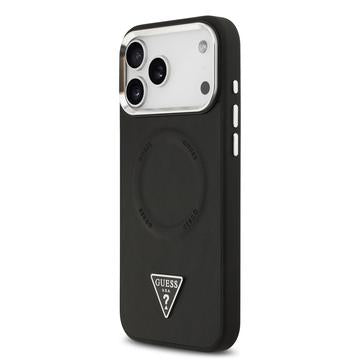 iPhone 17 Pro Guess Triangle Logo Cover - MagSafe-kompatibel - Sort