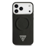 iPhone 17 Pro Guess Triangle Logo Cover - MagSafe-kompatibel - Sort