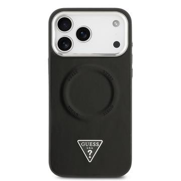 iPhone 17 Pro Guess Triangle Logo Cover - MagSafe-kompatibel - Sort