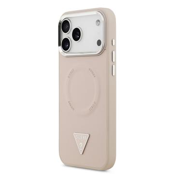 iPhone 17 Pro Guess Triangle Logo Cover - MagSafe-kompatibel - Pink