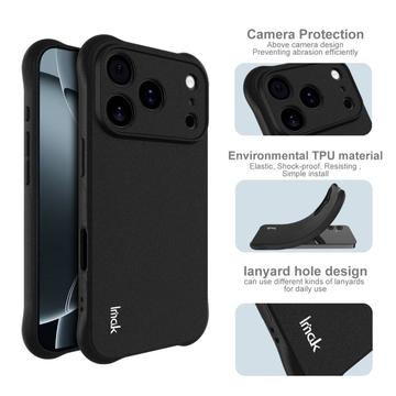 iPhone 17 Pro Imak Drop-Proof TPU Cover - Sort