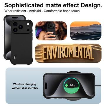 iPhone 17 Pro Imak Drop-Proof TPU Cover - Sort