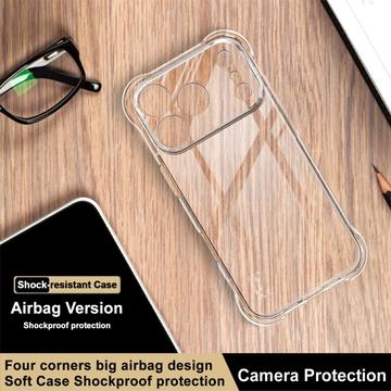 iPhone 17 Pro Imak Faldsikkert TPU Cover - Gennemsigtig