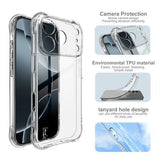 iPhone 17 Pro Imak Faldsikkert TPU Cover - Gennemsigtig