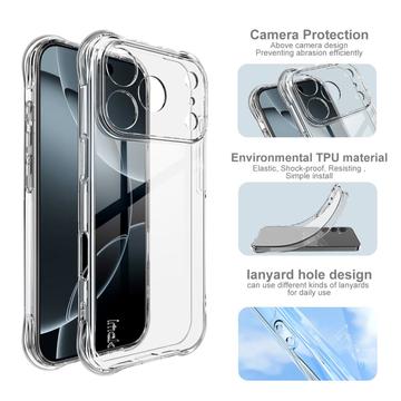 iPhone 17 Pro Imak Faldsikkert TPU Cover - Gennemsigtig
