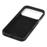 iPhone 17 Pro Jaucase magnetisk hybrid-cover med hjertemønster - sort