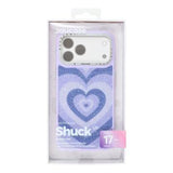 iPhone 17 Pro Jaucase magnetisk hybrid-cover med hjertemønster - lilla