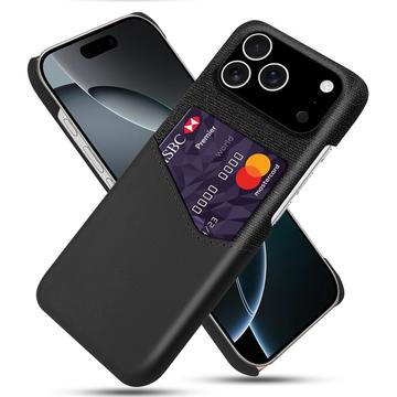 iPhone 17 Pro KSQ Cover med Kortholder - Sort