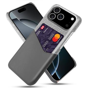 iPhone 17 Pro KSQ Cover med Kortholder - Grå