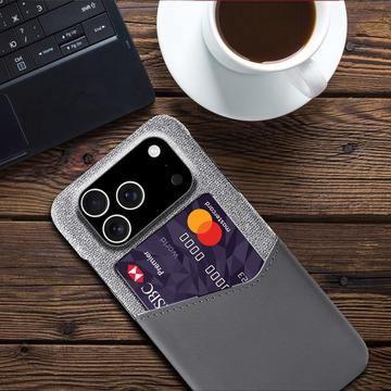 iPhone 17 Pro KSQ Cover med Kortholder - Grå